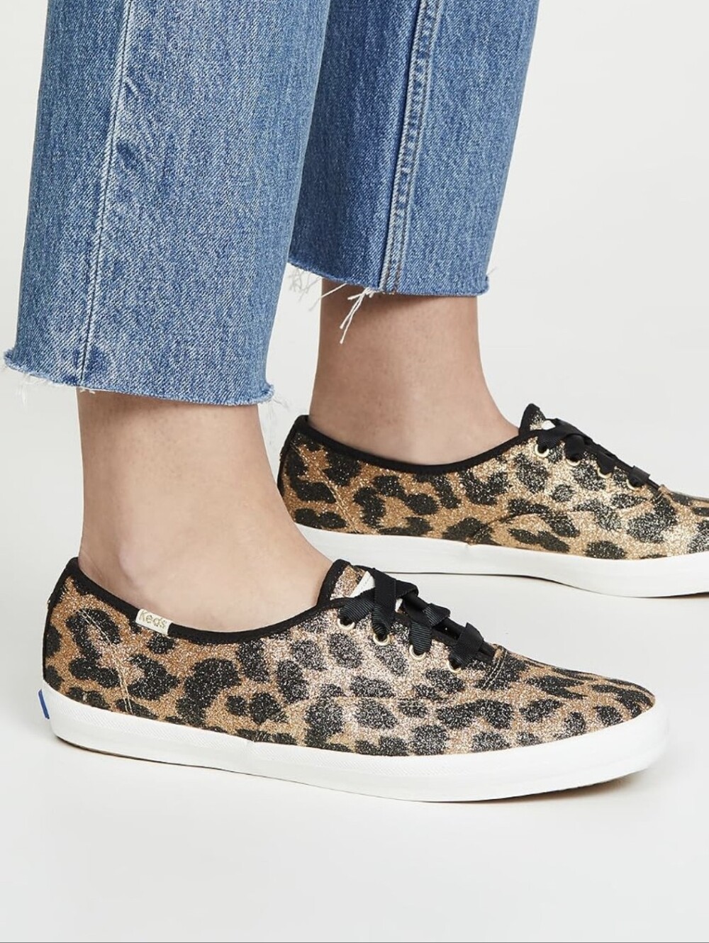 Keds X Kate Spade | Leopard Print Glitter Sneakers